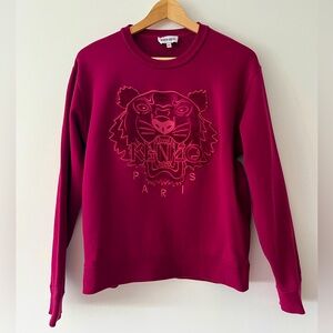 Kenzo velvet tiger head sweater